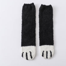 Load image into Gallery viewer, PawPrint Fuzzy Socks