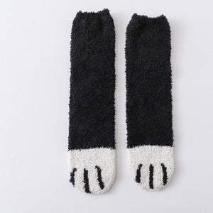 PawPrint Fuzzy Socks