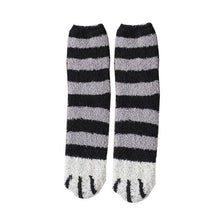 Load image into Gallery viewer, PawPrint Fuzzy Socks