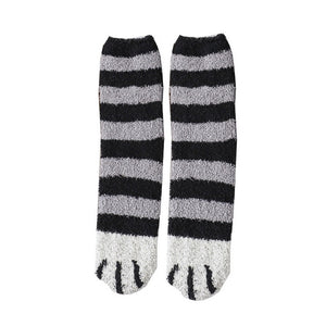 PawPrint Fuzzy Socks